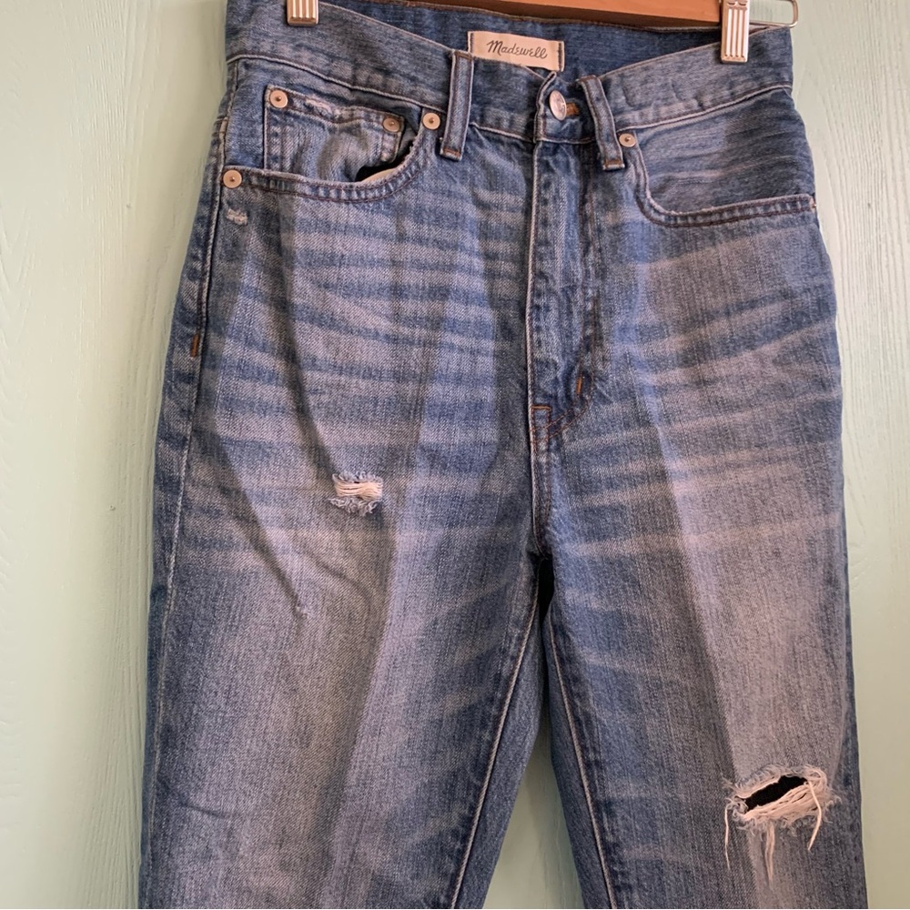 5for20 Madewell rigid skinny distressed high waisted jeans - Picture 4 of 11